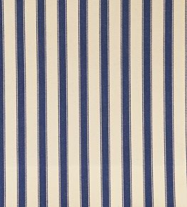 Ticking 2 Fabric by Ian Mankin Navy