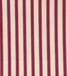 Ticking 2 Fabric by Ian Mankin Peony