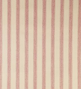 Ticking 2 Fabric by Ian Mankin Pink