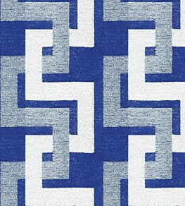 Knot Fabric by Ian Mankin Cobalt
