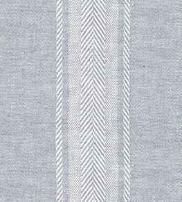 Salcombe Stripe Fabric by Ian Mankin Mist