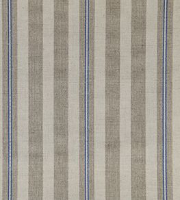 Spencer Stripe 2 Fabric by Ian Mankin Indigo