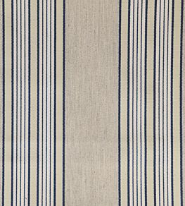 Vintage Stripe 1 Fabric by Ian Mankin Navy