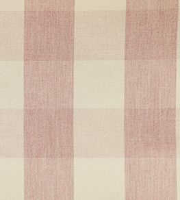 Avon Check Fabric by Ian Mankin Pink