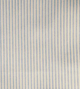 Candy Stripe Fabric by Ian Mankin Bluebell