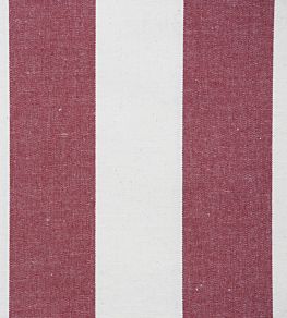 Devon Stripe Fabric by Ian Mankin Peony