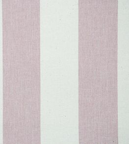Devon Stripe Fabric by Ian Mankin Pink