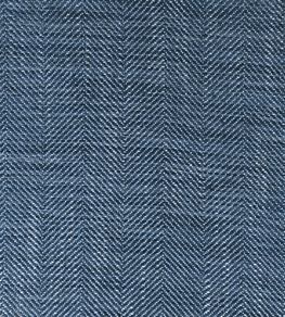 Arran Fabric by Ian Mankin Blue