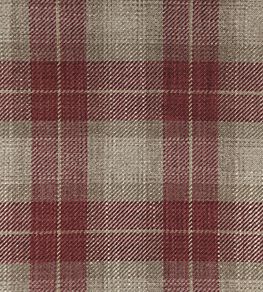 Kintyre Check Fabric by Ian Mankin Peony