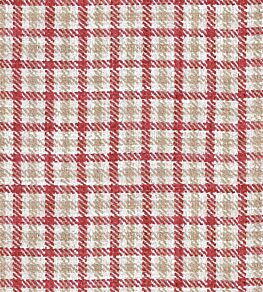 Nairn Check Fabric by Ian Mankin Peony