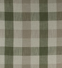 Oban Check Fabric by Ian Mankin Sage