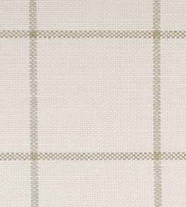 Skye Check Fabric by Ian Mankin Flax
