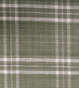 Peverell Check Fabric by Ian Sanderson Comfrey