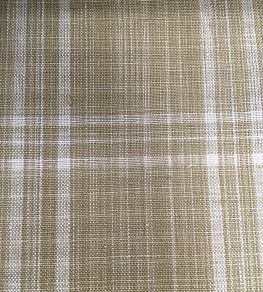 Peverell Check Fabric by Ian Sanderson Sand
