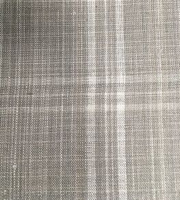 Peverell Check Fabric by Ian Sanderson Putty
