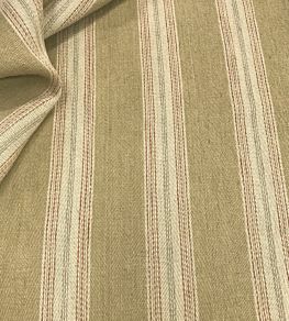 Callow Stripe Fabric by Ian Sanderson Cotswold Stone