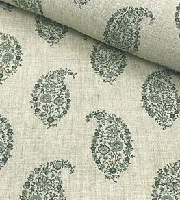 Jessamy Paisley Fabric by Ian Sanderson Smoke