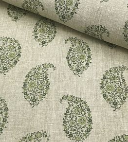 Jessamy Paisley Fabric by Ian Sanderson Pear