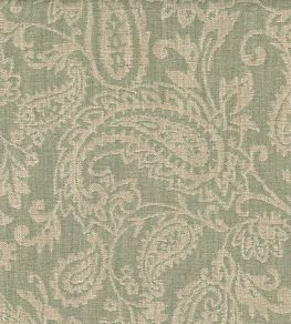 Pomeroy Paisley Fabric by Ian Sanderson Eau de Nil