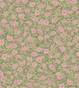 Idyll Roses Linen Union Fabric by Cole & Son Blush