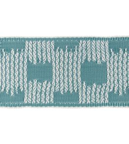 Ikat Border Trimming by Villa Nova Teal