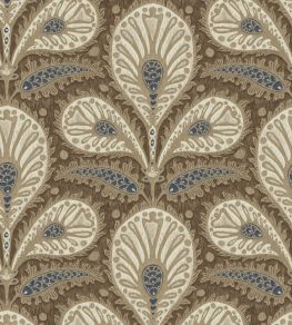 Ikat Clover Wallpaper by Josephine Munsey Brown