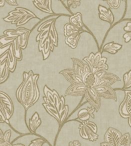 Ikat Flower Trail Wallpaper by Eijffinger Thyme