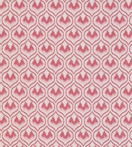 Ikat Heart Fabric by Barneby Gates Oxblood