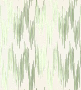 Ikat Wallpaper by Langelid Von Bromssen Ivy Green