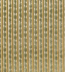 Ikat Stripe Fabric by Marvic Honey/Celadon