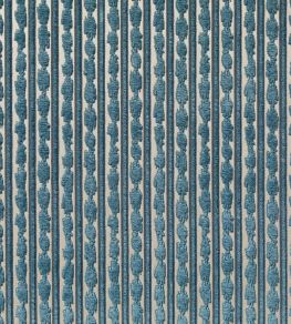 Ikat Stripe Fabric by Marvic Indigo