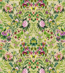 Ikebana Damask Fabric by Designers Guild Fuchsia