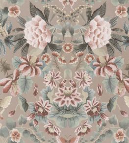 Ikebana Damask Wallpaper by Designers Guild Gilver