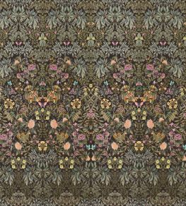 Ikebana Grande Mural in Chocolate by Designers Guild Chocolate