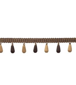 Ilana Beaded Fringe Trimming by Samuel & Sons Bark