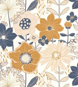Immensite Wallpaper by Caselio Bleu Or