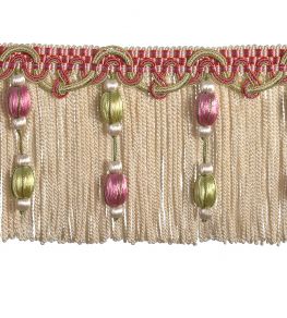 Imperiale Bullion Beaded Fringe Trimming by Houles Primavera