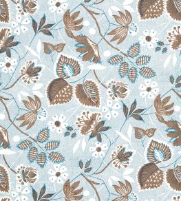 Indienne Hazel Wallpaper by Anna French Brown/Slate