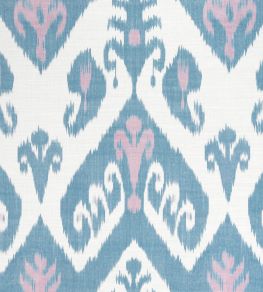 Indies Ikat Fabric by Thibaut Lavender and French Blue