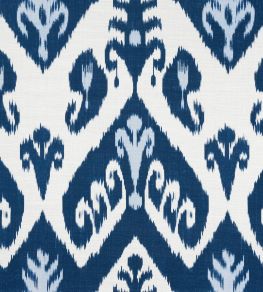 Indies Ikat Fabric by Thibaut Navy