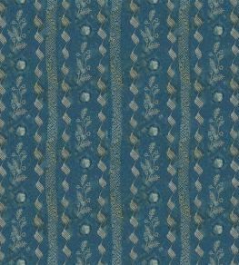 Indigo Floral Fabric by Designers Guild Indigo