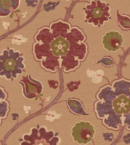 Indira Wallpaper by Eijffinger Red/Mauve