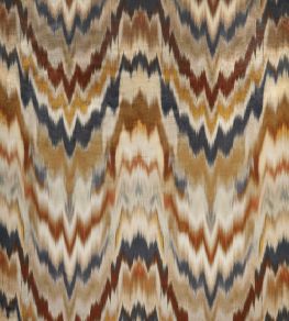 Irisa Fabric by Osborne & Little Charcoal/Amber