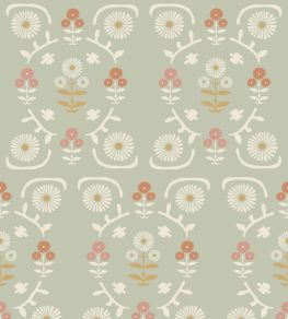 Isolde Wallpaper by Borastapeter Green