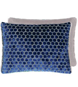 Jabot Cushion 30 x 40cm by Designers Guild Cobalt