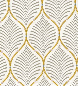 Jade Fabric by Camengo Green Grey