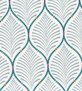 Jade Fabric by Camengo Peacock Blue