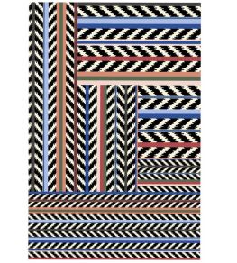Jaipur Stripe Rug by Christian Lacroix Azur