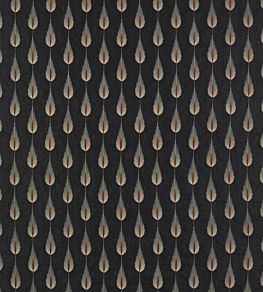 Plato Fabric by Jane Churchill Charcoal