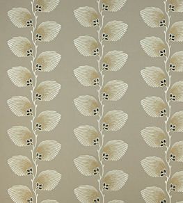 Lelani Fabric by Jane Churchill Silver / Gold